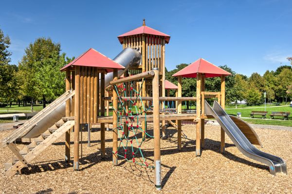 Playground Mulch Installation in Richland