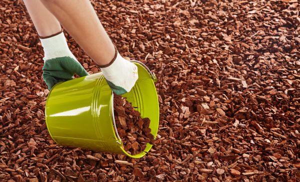 Wood Chip Landscaping in Richland